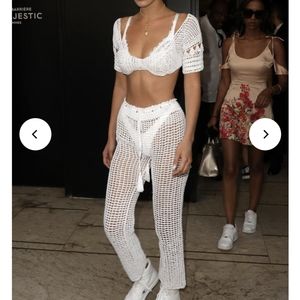 Andi Bagus Bingin Beach Pant white s/m